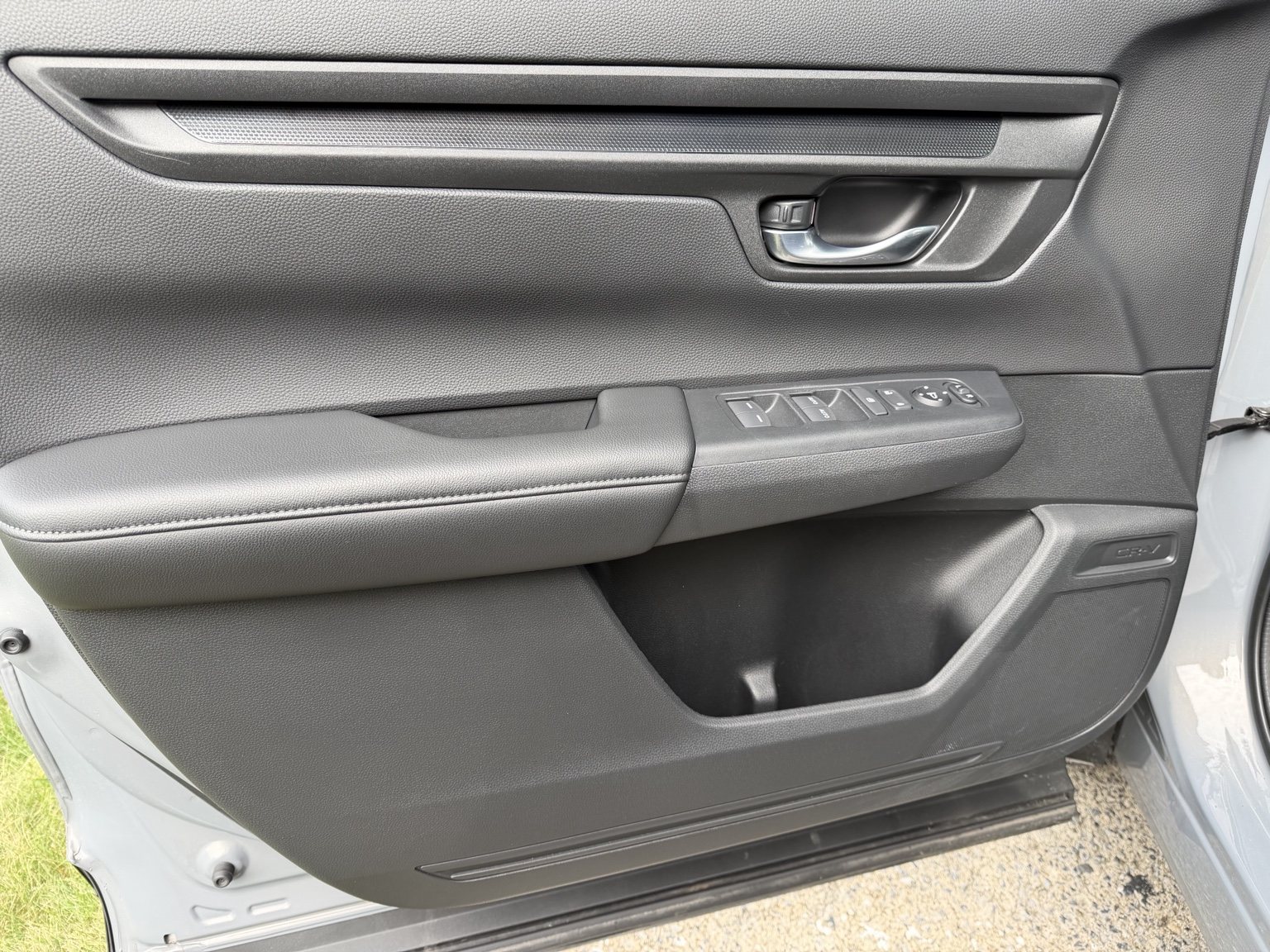 Detailed vehicle door panel