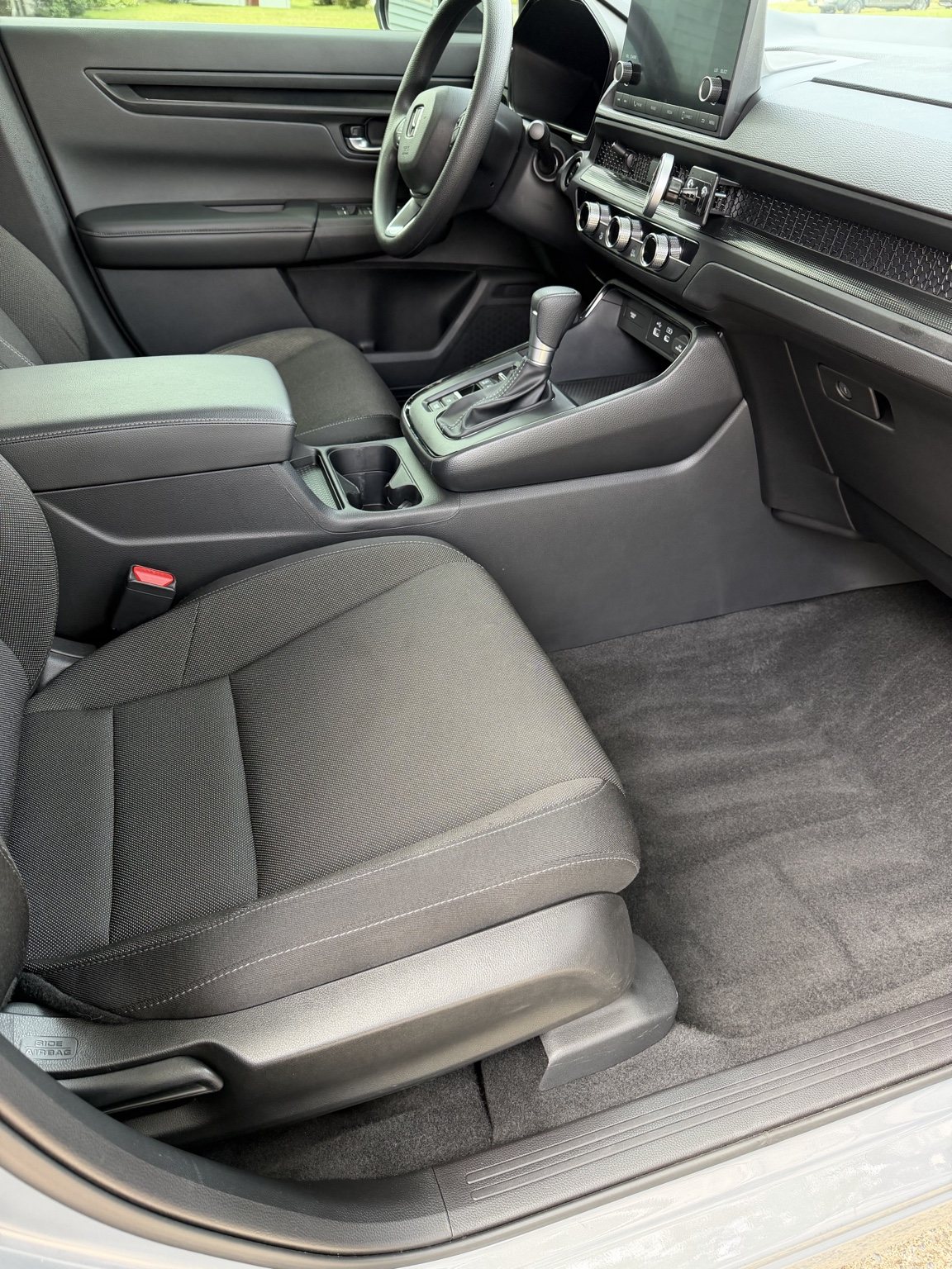 Freshly detailed vehicle interior by Cornerstone Auto Detailing